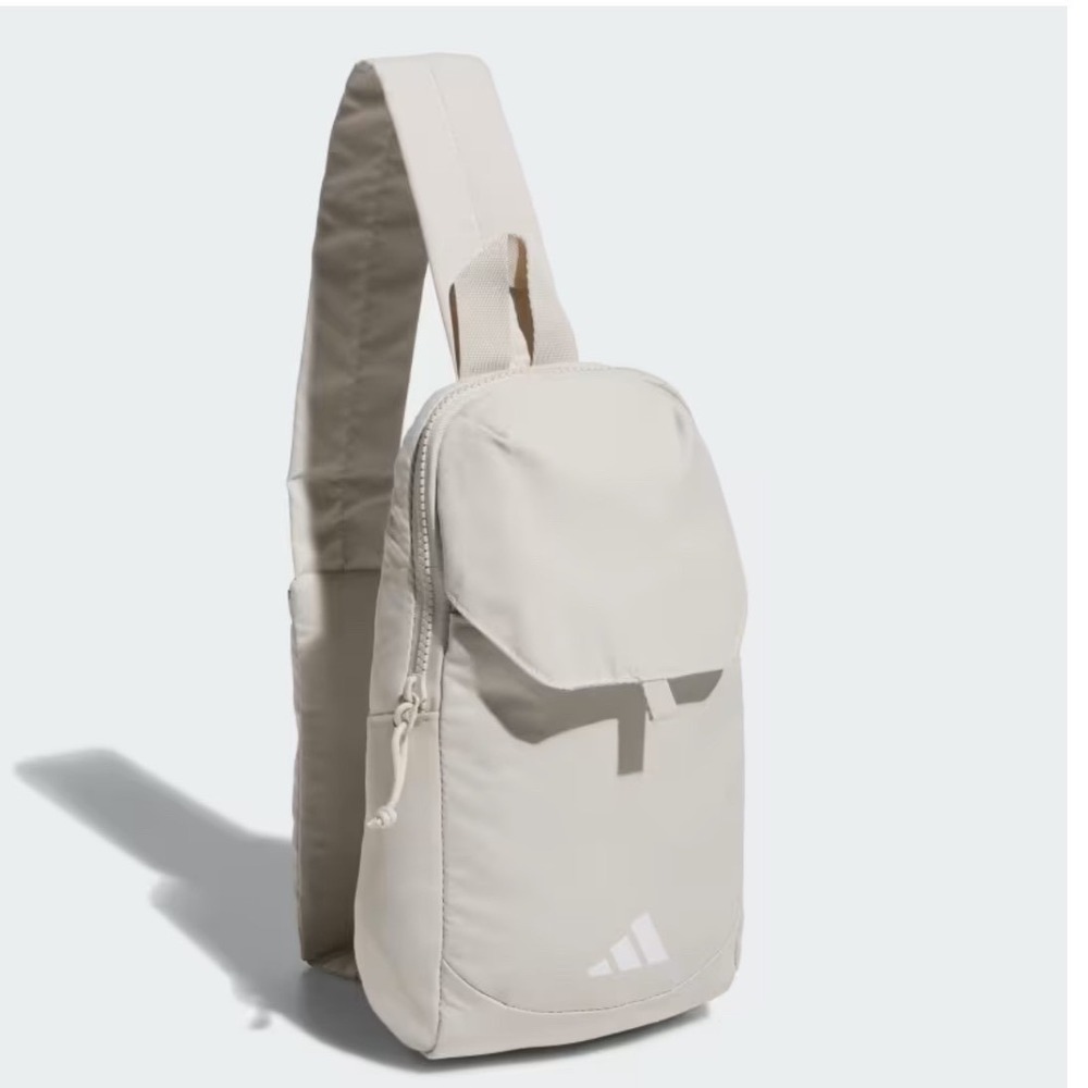 Adidas Essentials 2 Sling Crossbody Bag Alumina Beige Grey 5156410 NWT